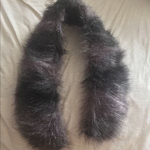 Faux fur neck shawl